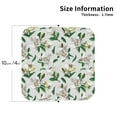 thumbnail image 2 of Kdxio Lilies Flowers Funny Coasters,4 Pcs Leather Coasters,Housewarming Gifts,Protect Furniture from Water Marks Scratch and Damage, 2 of 8