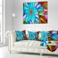 thumbnail image 2 of Designart Multi Layered Fractal Spirals - Abstract Throw Pillow - 18x18, 2 of 4