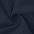 thumbnail image 7 of Cagogo Women's Drawstring Cargo Pants Wide Leg With Pockets Casual Loose Long Lounge Party Trousers Summer Travel Beachwear Clothes, Navy M, 7 of 7