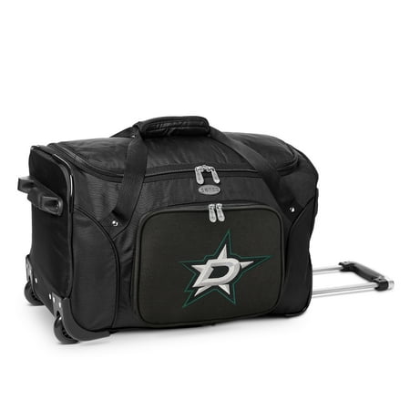 MOJO Black Dallas Stars 22 2-Wheeled Duffel Bag