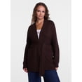 thumbnail image 2 of Scenario Women's Belted Lightweight Cardigan, Sizes XS-XXXL, 2 of 6