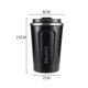 thumbnail image 4 of 380mL Coffee Cup Leakproof Insulated Thermal Cup Car Portable Travel Coffee Mug Stainless Steel, 4 of 4