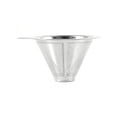 thumbnail image 1 of FANJIE Stainless Steel Coffee Filter Reusable Pour Over Cone Dripper Holder Mesh, 1 of 5