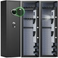 thumbnail image 1 of Gun Safe, Quick Access 4-5 Digital Gun Safe, Gun Safes for Guns and Shotguns, Gun Safe with Adjustable Support Frame, Pistols Rack, Ammo Storage Shelf and Pistol Bag, 1 of 9