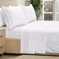 PixelForge 100% Cotton Full Size Sheets,4 Piece Pure Percale Bed Sheets ...
