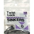 thumbnail image 2 of Danielson TL0 Rubbercore Twist Lock Sinker 1/4oz Size 0, 5Pk, 2 of 3