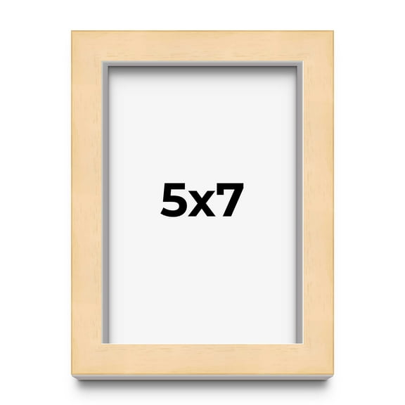 5x7 IN Shadow Box Frame Brown | 0.875 Inches Deep Real Wood Contemporary Shadowbox Display Frame |