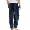 thumbnail image 3 of FELEMO Men's Pajama Pant Comfy Soft Lounge Plaid Sleep Pants(Dark Blue/2XL), 3 of 3
