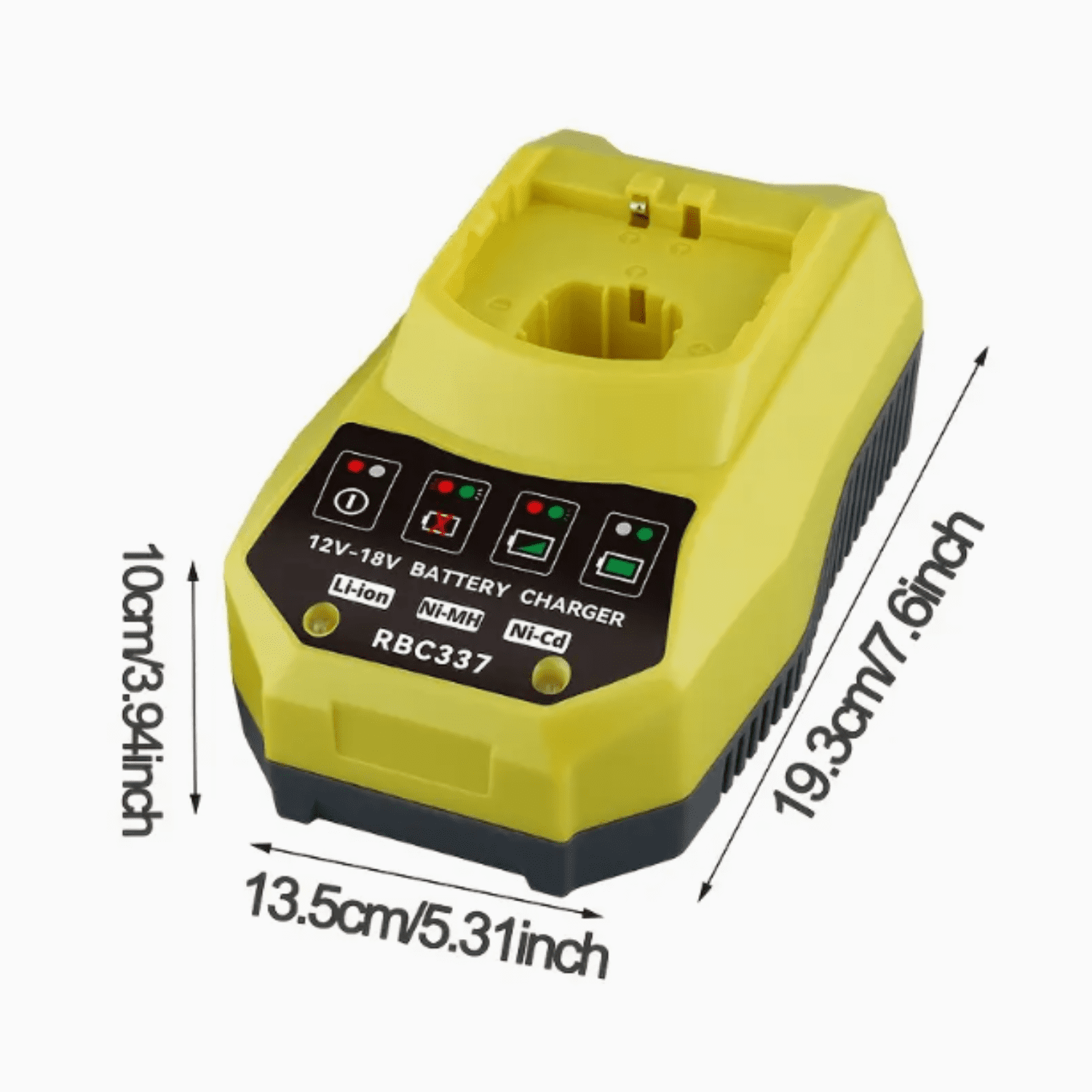 2Pack P108 P102 3.6Ah Replacement for Ryobi 18V Battery and P117 Charger Combo