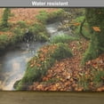 thumbnail image 6 of Ambesonne Autumn Place Mats Set of 4, Misty Woods Cornwall, Standard Size, Orange Green Yellow, 6 of 6