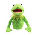 thumbnail image 1 of Muñeco de mano de rana divertido, mochila escolar, juguete de peluche de rana verde, muñeco de mano grande, accesorios de actuación con ventrículo, 1 of 6