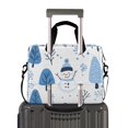 thumbnail image 2 of FORMRS 16" Laptop Bag Carrying Sleeve Case with Handle Travel Shoulder Briefcase, Simple Cartoon Snowmen, 2 of 8