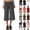 28# Dark Gray, variant on Women's Casual Wide Leg Cropped Pants Low Rise Fold Over Stretch Gaucho Pants for Summer Beach Holiday Streetwear Black XXL