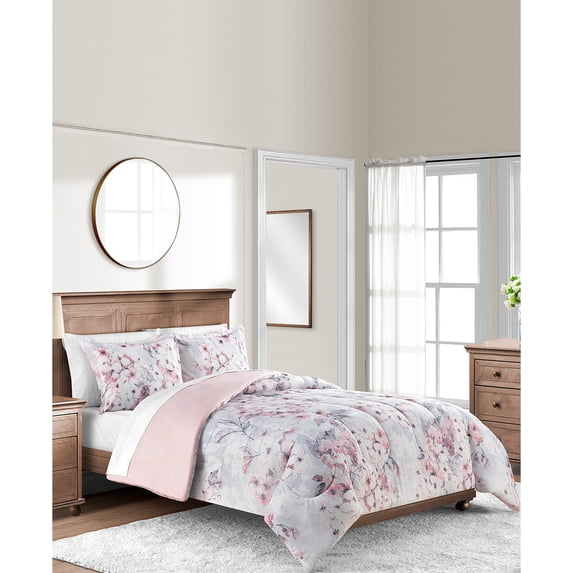 Sunham Colesville King 3-Pc Blush Comforter Sets