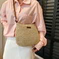thumbnail image 1 of Bolsos de playa para mujer, bolsos de mano tejidos bohemios, bolso bohemio informal simple (beige), 1 of 8
