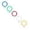 Set of 5, variant on Betta Fish Exercise Ring With Suction Cup Colorful Aquarium Decoration For Fish Tank Training And Enrichment
