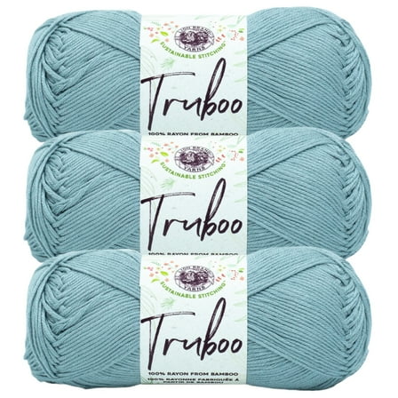 Lion Brand Yarn Truboo Sky Yarn 3 Pack