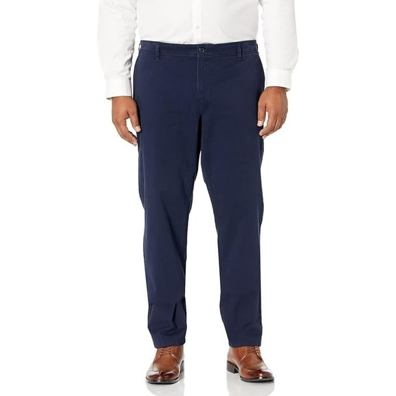 Dockers Men's Straight Fit Ultimate Chino With Smart 360 Flex Pembroke Navy Blue 44W x 32L
