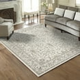 thumbnail image 3 of Gertmenian Majestic Vernon Traditional Border Medallion Floral Ivory Indoor Area Rug, 9x13, 3 of 7