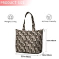 thumbnail image 4 of Multicolor Bigfoot and Checkerboard Pattern Travel Tote Bags for Women Carry On,Large Weekender Bags for Women Travel,Multi Functional Duffle Bag for Work,Shopping,Sports, 4 of 5