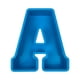 thumbnail image 1 of Molde para hornear en forma de letra del alfabeto, letra inglesa 3D, tamaño pequeño, molde para pastel de silicona de 26 letras, 1 of 3