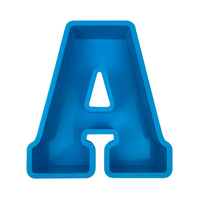 Fiudx Moule à Gâteau Alphabet Moule Lettre Anglaise 3D Alphabet Lettre