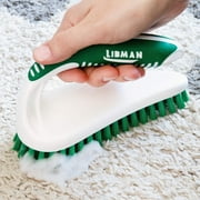 Libman Scrub Brush Kit Three Different Durable Brushes for Grout, Tile, Bathroom, Kitchen. Easy to Handle, Strong Fibers for Tough Messes Family Made in the USA, Unisex Lot 2406