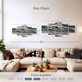 thumbnail image 3 of Elephant Stock Sunless Huntington Beach Sky Wall Art - Horizontal Multi Panel Canvas - Living Room Wall Decor - Beach Multi Panel - Gray And Black Decor - 55" x 24", 3 of 4