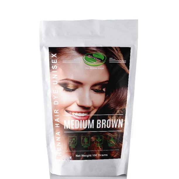 Medium Brown Henna Hair Dye