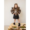 thumbnail image 4 of AS Winter kids Down Jackets bomber design coats with nature fur, 4 of 5