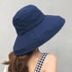 thumbnail image 2 of Minnieouse Sombrero de algodón para el sol con ala ancha para protección solar y protección contra las quemaduras solares, sombrero de pescador Sombreros Beige METRO, 2 of 6