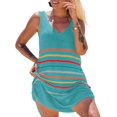 thumbnail image 1 of Xishao Vestido de Chaleco Ganchillo de Playa de Verano Cubre Bikini para Mujer E-Blue E-Blue Xishao ropa, 1 of 2