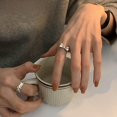 thumbnail image 4 of Anillo de Plata de Ley S925 ENTASSER Diseño Vintage Lazo Mujer, 4 of 6