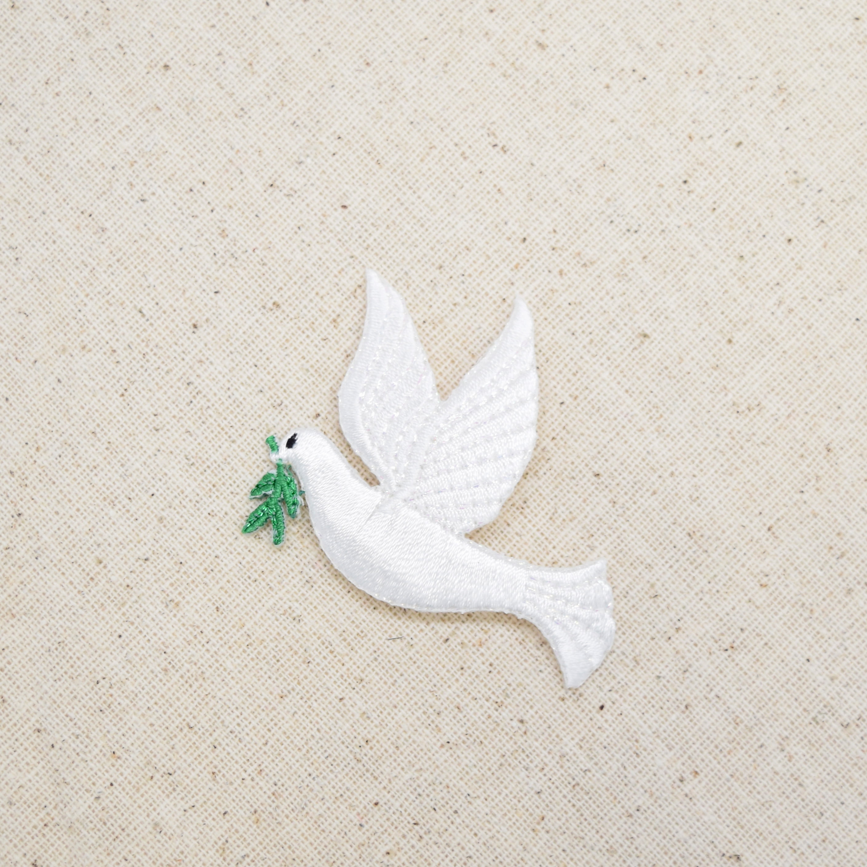 Embroidery Peace Dove Cloth Patches Diy Embroidered Applique - Temu
