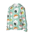 thumbnail image 2 of Easygdp Kawaii Sushi Lightweight Long Sleeve Sun Shirt Sports long-Sleeved Sun Protective Clothing, Quick Drying Breathable - 3X-Large, 2 of 9