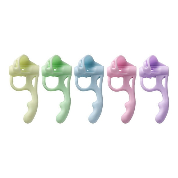 Empuñaduras para lápices para niños Escritura a mano para niños pequeños Empuñadura para lápices para 2-4 años Ergonómica 5 dedos Pinzas para lápices Empuñaduras para lápices para principiantes S