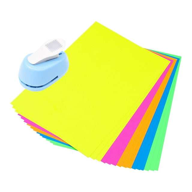 Juego de Perforadoras de Sellos Compactas Y Livianas, Perforadoras de Formas para Manualidades de Papel, Suministros de Oficina Y Manualidades de Bric