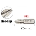 thumbnail image 2 of 10Pcs 25Mm Anti Slip Electric Hex Shank Magnetic Screwdriver Bits Screw Driver, 2 of 6