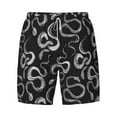 thumbnail image 4 of Lsque Mens Swim Trunks Snake Pattern - Bathing Suit Compression Liner - Beach Swim Shorts Swimwear - (S-3XL) - Stretch Quick Dry -Medium, 4 of 9