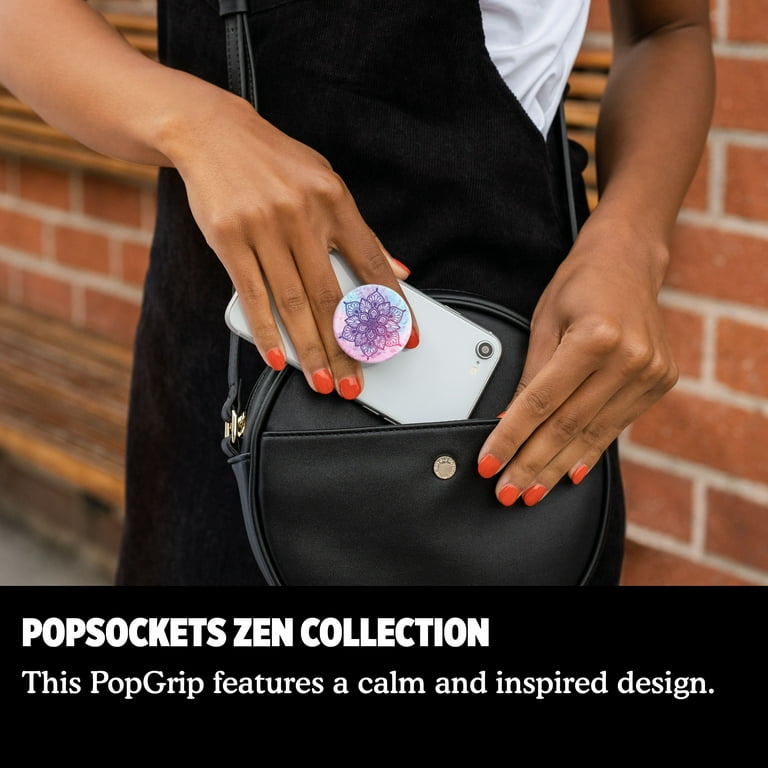Popsockets Popgrip - Uittrekbare Greep En Standaard Voor Smartphones En Tablets Met Een Verwisselbare Poptop - Dark Shadows