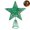 Green, variant on 15x20CM Lighted Glitter Star Christmas Tree Topper, Woven Hollow 3D Star Tree Top Ornament with Warm LED Lights, Multi Color Glitter Xmas Tree Decoration for Holiday Home Decor