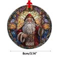 thumbnail image 3 of Colgante Navidad Acrílico Cóncavo Texturizado Creativo Redondo A, 3 of 7