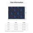 thumbnail image 5 of Yiaed Christmas Tree Print Blanket Throw Blanket Soft Cozy Flannel Blanket for Home Bed Sofa Couch Chair-60"x50", 5 of 6