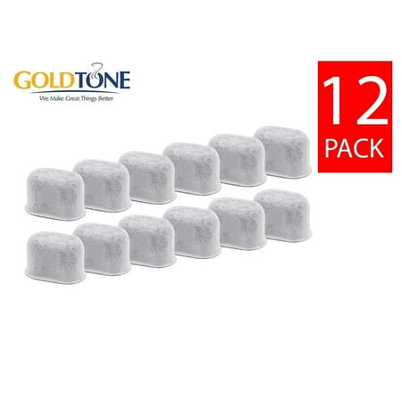 

GoldTone (TM) Brand Replacement Charcoal Water Filter Cartridges for Keurig Classic and 2.0 Coffee Maker Machines - 12 Pack