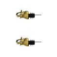 thumbnail image 1 of Cateissary Zinc Alloy Wine Aerators Pourer Wine Bottle Stopper Home Accs  Kitchen Pourer 2piezas elefante, 1 of 1