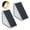 Warm light, variant on Birinta 2Pcs Outdoor Step Light Solar Deck Lamp High Brightness Waterproof No Wiring Required Easy to Install Solar Outdoor Light LED Pathway Lighting