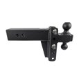 thumbnail image 3 of Bulletproof Hitches Trailer Hitch Ball Mount HD304 For 3 Inch Receiver; Lockable Lock Sold Separate; 22 000 Pound Gross Trailer Weight; Adjustable 4 Inch Drop/4 Inch Rise; Non Swivel; Non-Extendable, 3 of 17