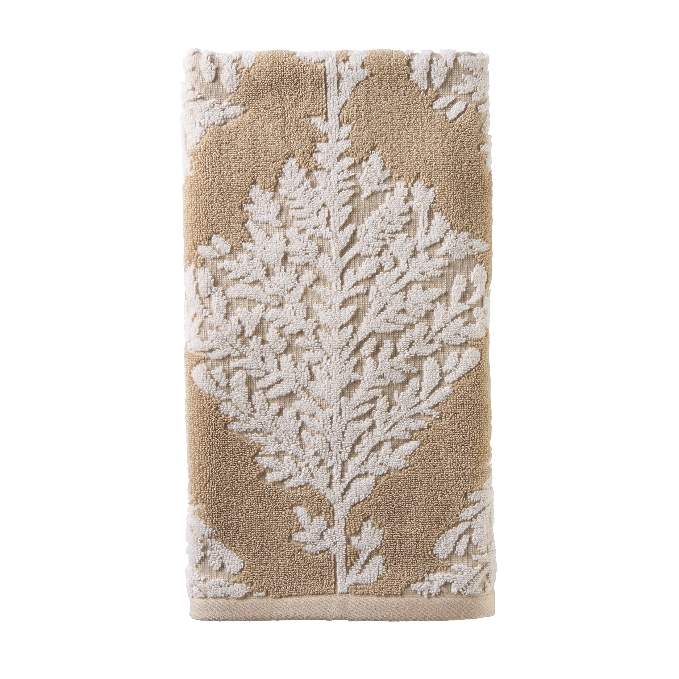Better Homes & Gardens Soft Cotton Textured 4 Piece Bath Towel Set,Almond Biscuit