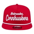 thumbnail image 2 of Men's New Era Scarlet Nebraska Huskers Team Text Golfer Snapback Hat, 2 of 7