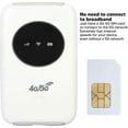 thumbnail image 3 of 4G LTE WiFi Modem, Unlocked 5G WiFi Mobile Hotspot WiFi Router with SIM Card Slot and Micro USB 300Mbps High Speed Portable Travel Hotspot for Travel., 3 of 5